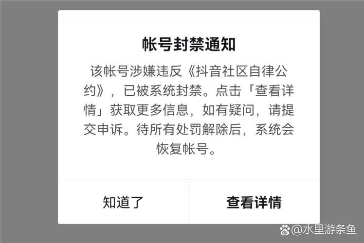 抖音平台处罚问题_抖音账号封禁申诉_抖音1000个活粉买的有用吗